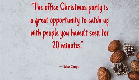Christmas Party Quotes Short