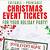 christmas party tickets templates free