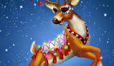 Christmas Phone Wallpaper Reindeer