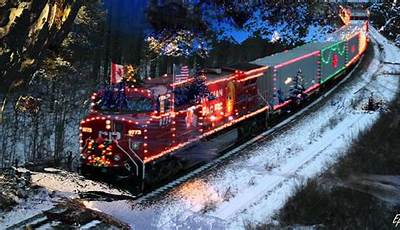 Christmas Phone Wallpaper Train