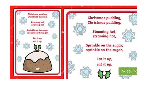 Christmas Pudding Eat The Lot Song