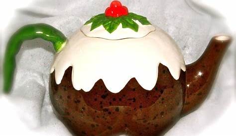 Christmas Pudding Teapot Kitchen Collection £5 Holiday 2014 Line