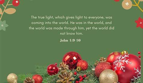 Christmas Quote Bible Verse