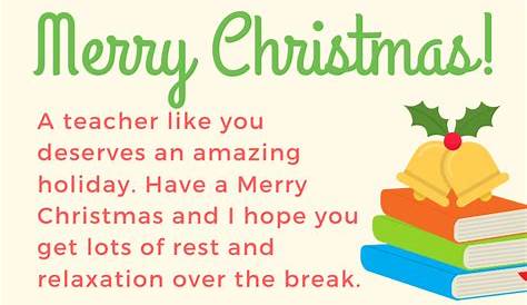 Christmas Quotes To Teachers