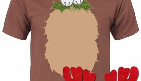 Christmas Reindeer Shirts Baubles Rudolph Face TShirt Xmas Decorations Kids