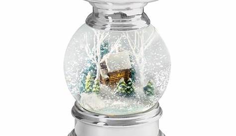Christmas Snow Globe Candle Holder