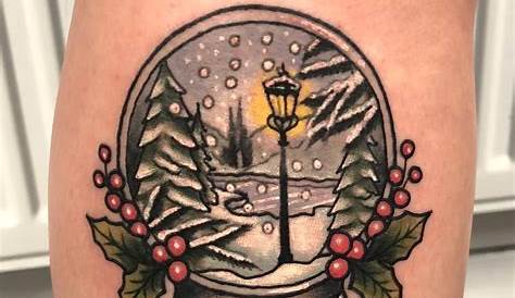 Christmas Snow Globe Tattoo