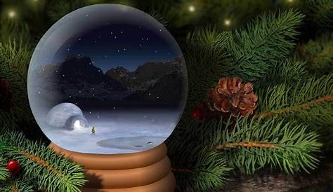 Christmas Snow Globe Wallpaper