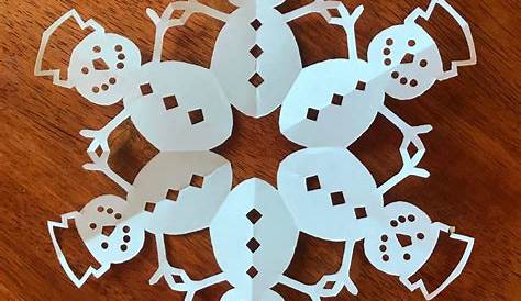 Christmas Snowflakes Paper Cutting How To Make One Little Project
