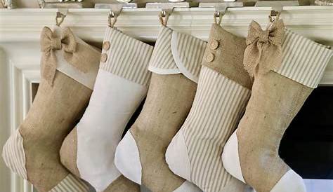 Christmas Stockings Neutral No 1 Sublimely And Textural Stocking