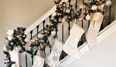 Christmas Stockings On Stairs 30+ Stair Railing
