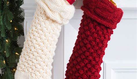 Christmas Stockings To Knit Chunky Stocking Decor Balsam Hill