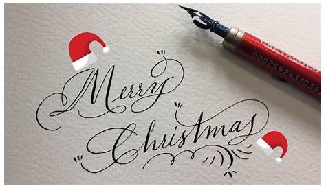 Christmas Style Of Writing