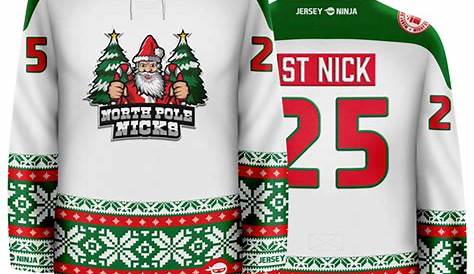 Christmas Sweater Hockey Jersey