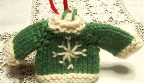 Christmas Sweater Ornament Pattern UNICEF Market Knit Mini s From Peru Set