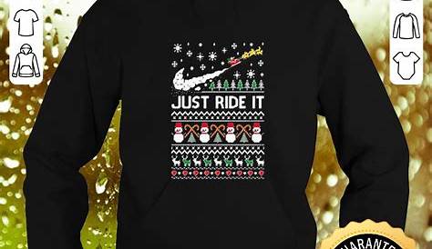 Official Nike Just Ride It Santa Ugly Christmas sweater