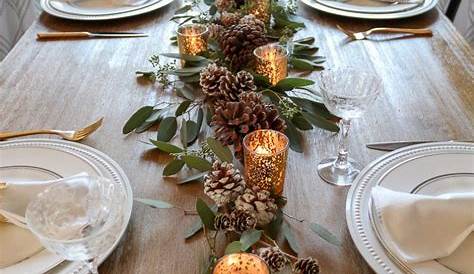 Christmas Table Centerpiece Eucalyptus 10 Ideas For A Holiday Decoration