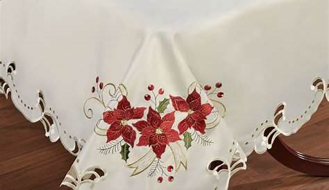 Christmas Table Cloth Embroidery cloth Check Out Our cloth