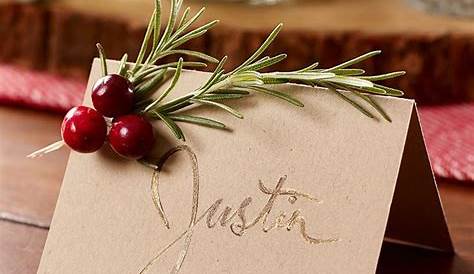 Christmas Table Setting Cards Place { FREE PRINTABLE} Six Clever Sisters