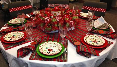 Christmas Table Setting Ideas For Round Tables All We Have Is Now