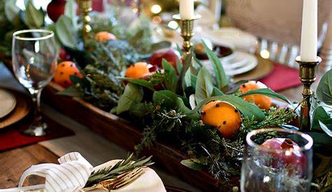 Christmas Tablescapes For Round Tables