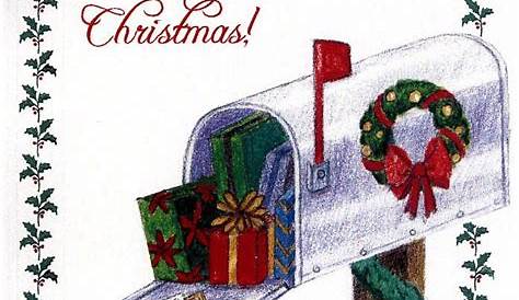 Christmas Thank You Cards From Mail Carrier 10 Pack Postcards