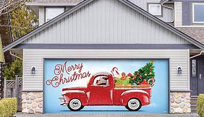 Christmas Themed Garage Door Covers