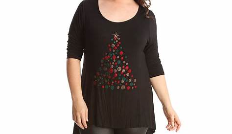 Christmas Tops For Larger Ladies