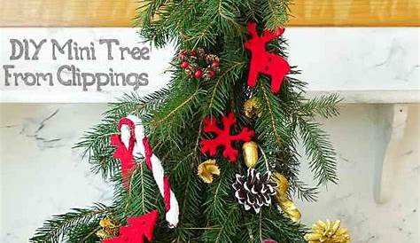 Christmas Tree Clippings Crafts DIY Faux With Added Real Boxwood For A