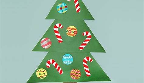 Christmas Tree Construction Paper Crafts Made Of