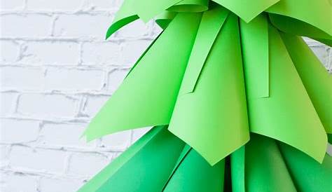 Christmas Tree Craft With Construction Paper