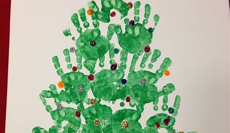 Christmas Tree Craft With Handprints Handprint Art The Best Ideas For Kids