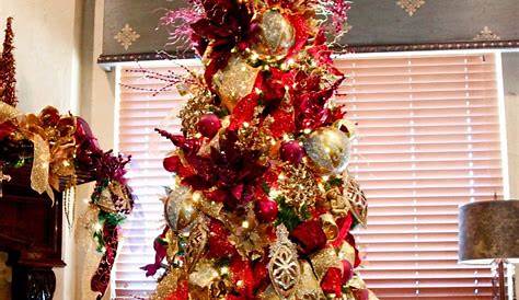 Christmas Tree Decor Ideas Red And Gold