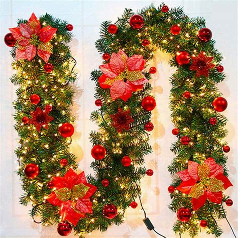 40 Christmas Tree Decorations With Garland Decoration Love