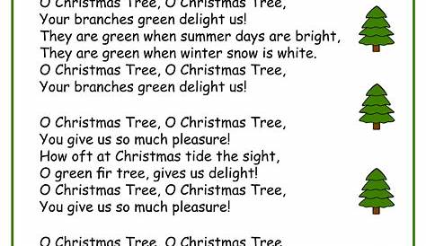 Christmas Tree Lyrics V Romanized Easy Happychristmaslights