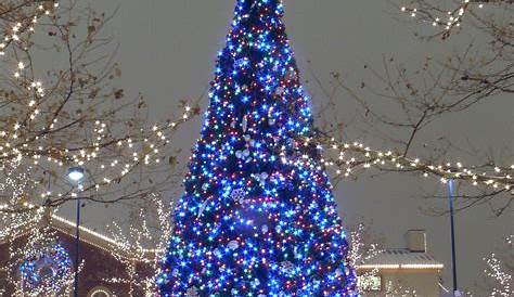 Christmas Tree Nearby A Fivestorey High Is Seen Taipei 101 The