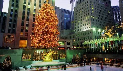 Christmas Tree New York Rockefeller Center By Gina Brake City
