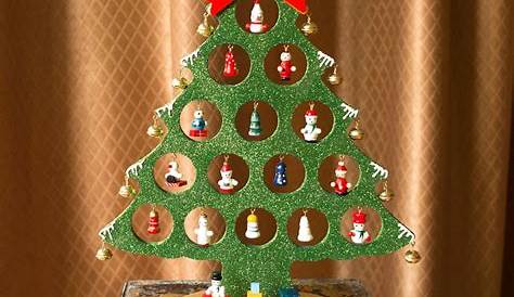 Christmas Tree Ornaments Ebay Wooden Tabletop With 25 Miniature 12 Inches