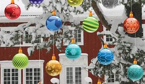Christmas Tree Ornaments Outdoor Cheap And Easy Giant That Are Freakin' Cute