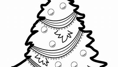 Christmas Tree Printable Coloring Pages