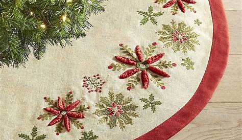 Christmas Tree Skirt Rustic LimBridge Knitted 36 Inches Cable