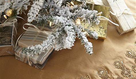 Christmas Tree Skirts Gold Touch Of Skirt By Kurt Adler