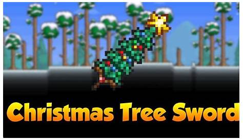 Terraria 1.2.2 Christmas Tree Sword (It Shoots Out Ornaments!) YouTube