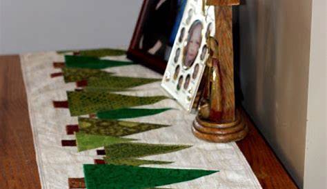 Christmas Tree Table Runner Quilt Pattern ed s Patchwork