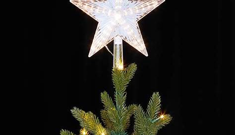 Christmas Tree Topper John Lewis & Partners Snowscape Snowflake Silver At