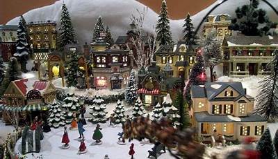 Christmas Village Window Painting
