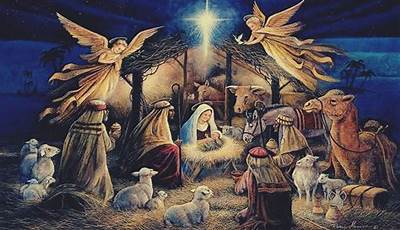 Christmas Wallpaper For Computer Jesus