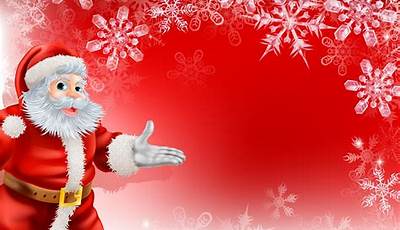 Christmas Wallpaper Red Santa