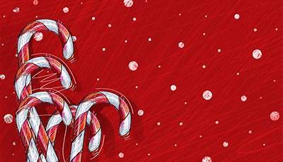 Christmas Wallpaper Simple Candy Cane