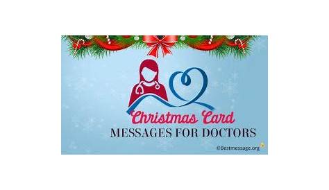 Christmas Wishes For Family Doctor